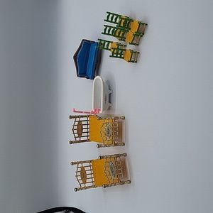 Vintage Mattel The Littles Metal Doll Furniture